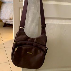 Brown cross body Travelon bag